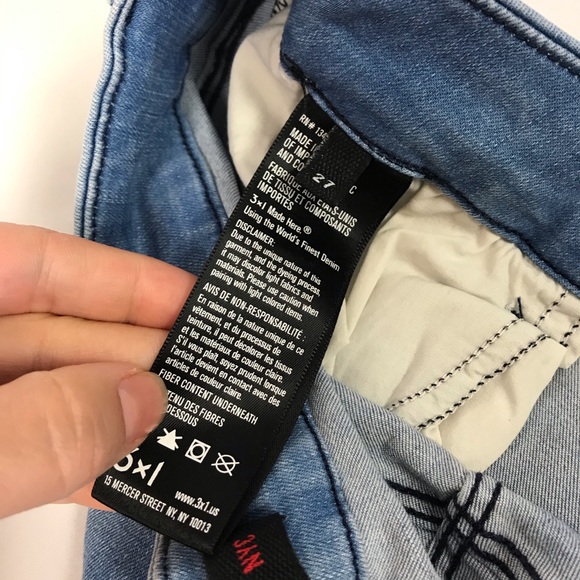 NWOT 3x1 NYC high rise skinny jeans light wash - Picture 2 of 5